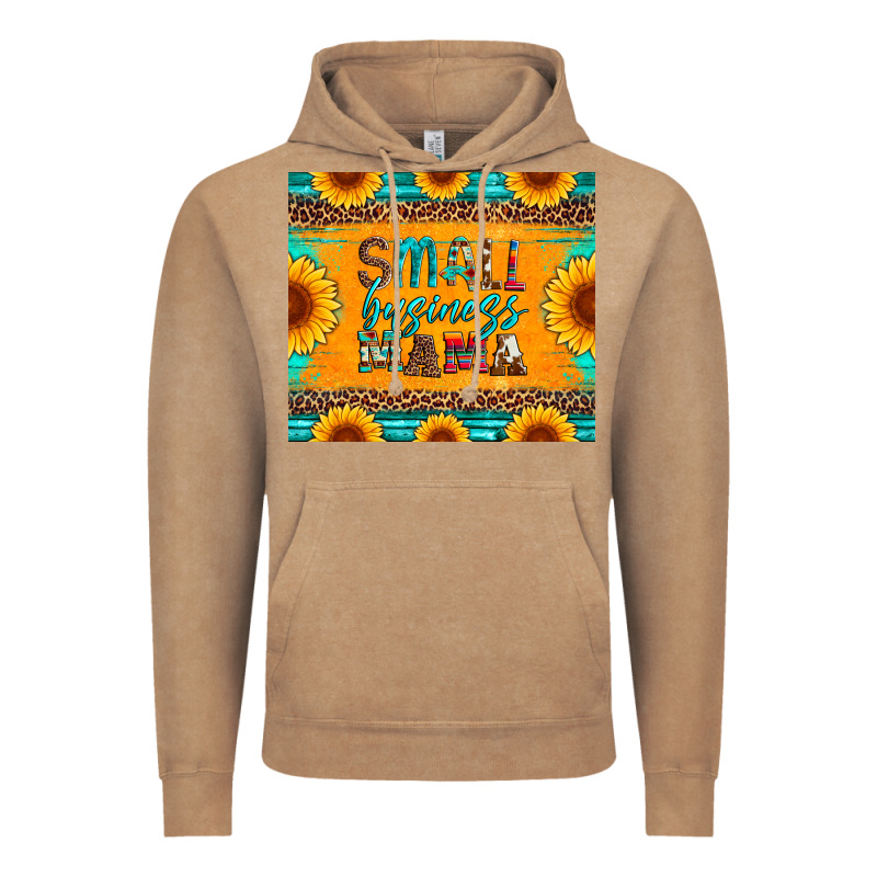 Small Business Mama Leopard Turquoise Aztec Serape Cowhide Sunflowers Vintage Hoodie by Artiststas | Teevron