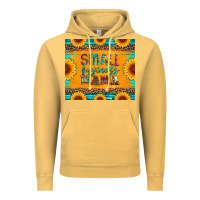 Vintage Mustard small business mama leopard turquoise aztec serape cowhide sunflowers Vintage Hoodie - Artiststas