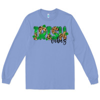 Colony Blue ırısh vibes Long Sleeve Tee - MaliasSmallBusiness