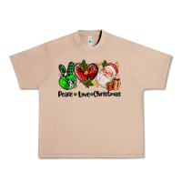 Burro peace love  christmas Urban Heavy Tee - AdoDesignShop