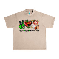 French Oak peace love  christmas Urban Heavy Tee - AdoDesignShop