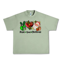 Oil Green peace love  christmas Urban Heavy Tee - AdoDesignShop