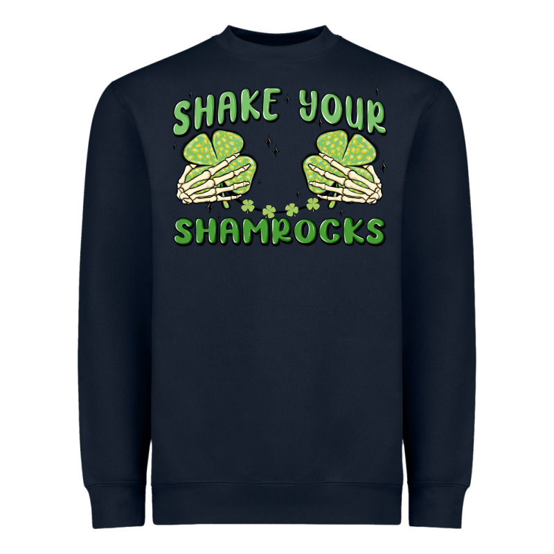Shake Your Shamrocks Heavyweight Sweatshirt by MaliasSmallBusiness | Teevron