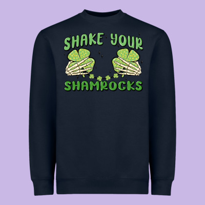 Shake Your Shamrocks Heavyweight Sweatshirt Designed By Maliassmallbusiness
