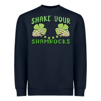 Navy shake your shamrocks Heavyweight Sweatshirt - MaliasSmallBusiness