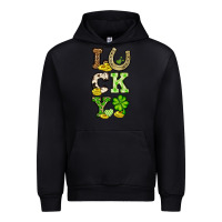Black St. Patrick's Western lucky Urban Hoodie - OliviaCreatesArt