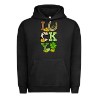Pigment Black St. Patrick's Western lucky Urban Hoodie - OliviaCreatesArt