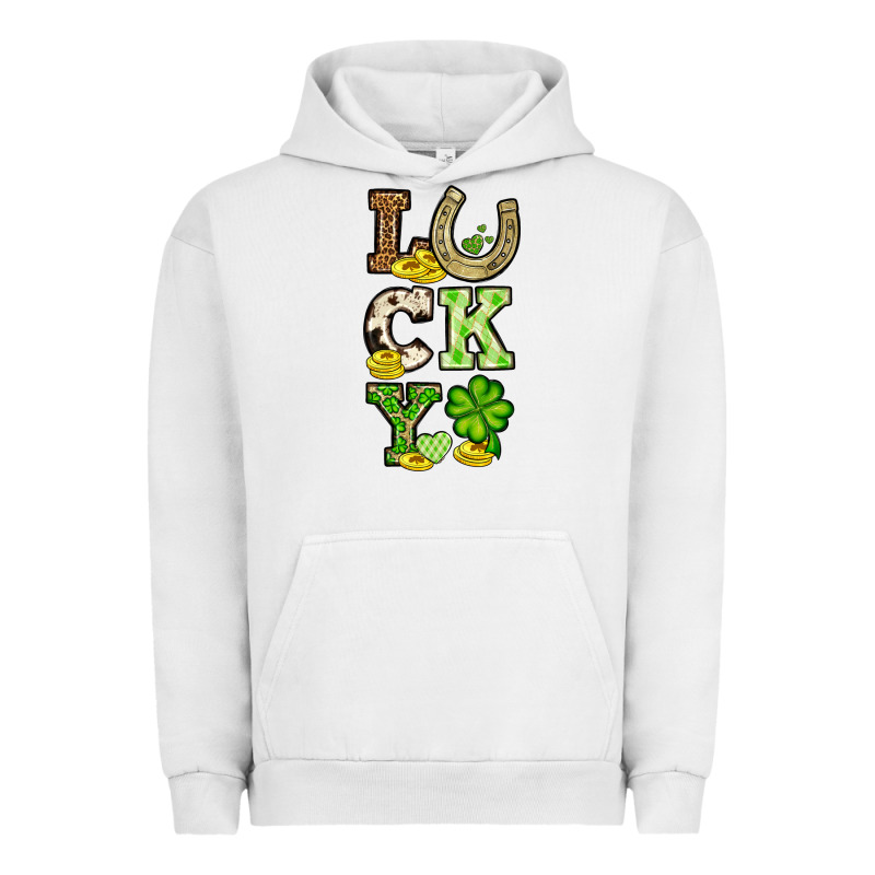St. Patrick's Western Lucky Urban Hoodie by OliviaCreatesArt | Teevron