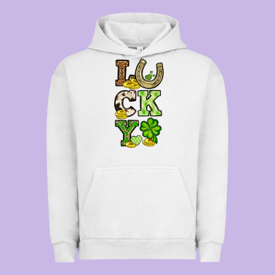 St. Patrick's Western Lucky Urban Hoodie Designed By Oliviacreatesart