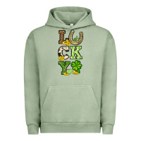 Pigment Oil Green St. Patrick's Western lucky Urban Hoodie - OliviaCreatesArt