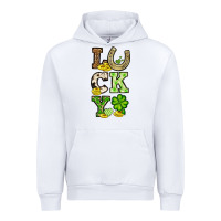 White St. Patrick's Western lucky Urban Hoodie - OliviaCreatesArt