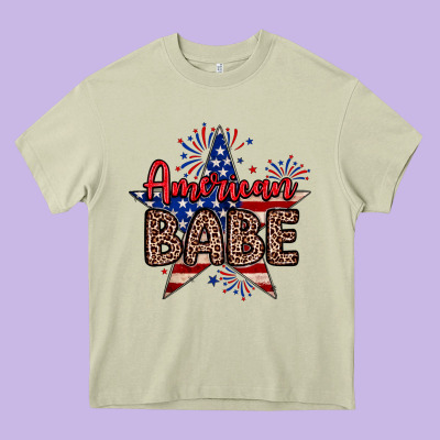 American Babe Heavy Core Tee Designed By Neo Western