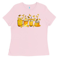 Bubblegum Pink Childhood Cancer Coffee Cups Ladies Tee - texasbilliewilder
