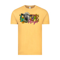 Vintage Mustard Western Love Sheeps Vintage Tee - LillyAllenDesigns