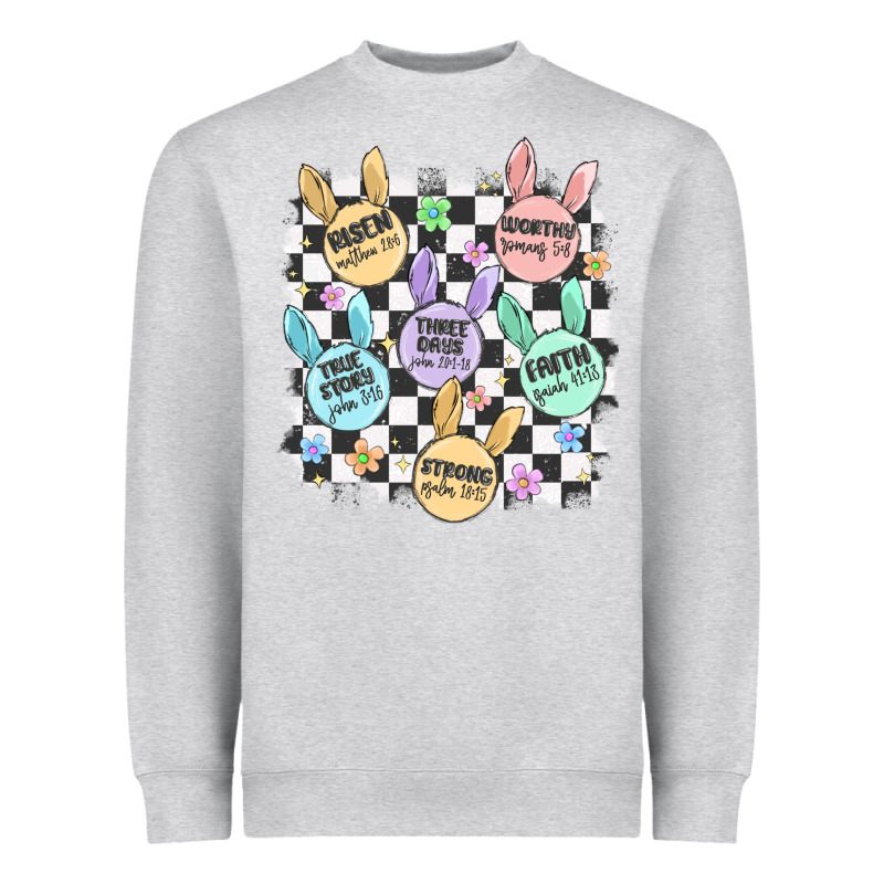 Easter Bunny Candy Heavyweight Sweatshirt by MaliasSmallBusiness | Teevron