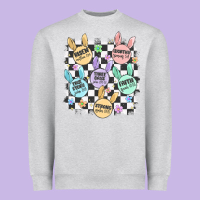 Easter Bunny Candy Heavyweight Sweatshirt Designed By Maliassmallbusiness