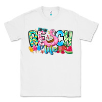 White Besch Life Classic Tee - CowhideDigitalArt