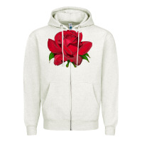 Oatmeal Heather Oklahoma Rose Illustrations Zipper Hoodie - LillyAllenDesigns