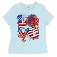 4th Of July Love Ladies Tee | Teevron