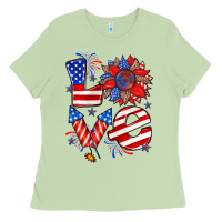 Matcha 4th of july love Ladies Tee - Zillion Design Studio