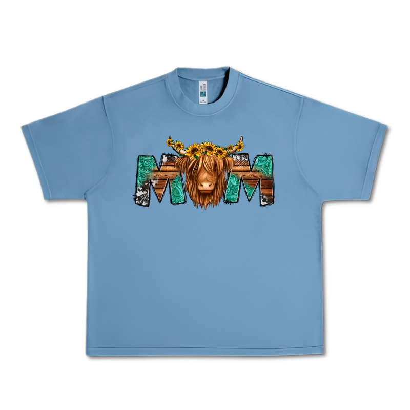 Highland Cow Mom Urban Heavy Tee by Jasminsmagicworld | Teevron