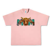 Salmon highland cow mom Urban Heavy Tee - Jasminsmagicworld