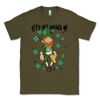Army Green let's get lucked up Classic Tee - MaliasSmallBusiness