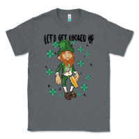 Charcoal Heather let's get lucked up Classic Tee - MaliasSmallBusiness