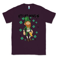 Plum let's get lucked up Classic Tee - MaliasSmallBusiness