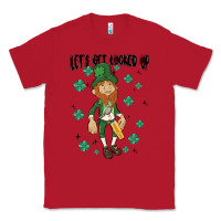 Red let's get lucked up Classic Tee - MaliasSmallBusiness