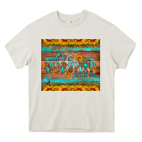 Cream made to worship tumbler Heavy Core Tee - HRA Design Shop
