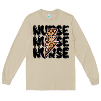 Mushroom nurse lightning bolt Long Sleeve Tee - MaliasSmallBusiness
