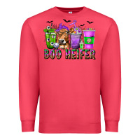 Cardinal Boo Heifer Coffee Cups with Halloween Premium Sweatshirt - texasbilliewilder