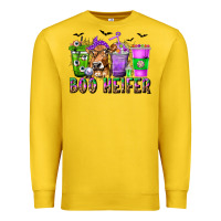 Lemon Boo Heifer Coffee Cups with Halloween Premium Sweatshirt - texasbilliewilder