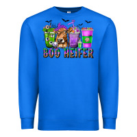 True Royal Boo Heifer Coffee Cups with Halloween Premium Sweatshirt - texasbilliewilder