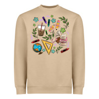 Mushroom teacher tools Heavyweight Sweatshirt - MaliasSmallBusiness