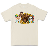 Bone mom highland cow Premium Tee - RacoonDesign
