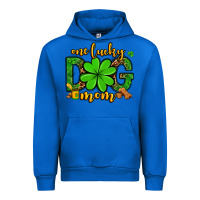 Cobalt One lucky dog mom St. Patrick's Urban Hoodie - OliviaCreatesArt