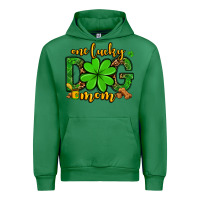 Emerald One lucky dog mom St. Patrick's Urban Hoodie - OliviaCreatesArt