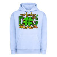 Pigment Grape Ice One lucky dog mom St. Patrick's Urban Hoodie - OliviaCreatesArt