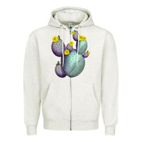 Opunthia Santa Rita Cactus Zipper Hoodie | Teevron