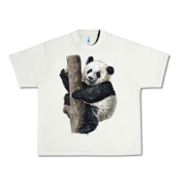 Pistachio Giant Panda Urban Heavy Tee - LillyAllenDesigns