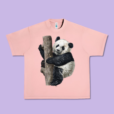 Giant Panda Urban Heavy Tee Designed By Lillyallendesigns