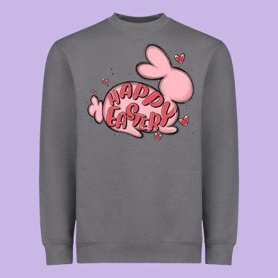 Happy Easter Heavyweight Sweatshirt Designed By Maliassmallbusiness