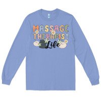 Colony Blue massage therapist life Long Sleeve Tee - MaliasSmallBusiness