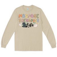 Mushroom massage therapist life Long Sleeve Tee - MaliasSmallBusiness