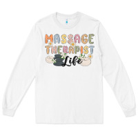 White massage therapist life Long Sleeve Tee - MaliasSmallBusiness