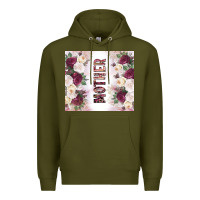Army Green mother's day flowers tumbler tbs Premium Hoodie - TumblerDesignByShophia