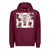 Burgundy mother's day flowers tumbler tbs Premium Hoodie - TumblerDesignByShophia