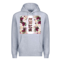 Heather Grey mother's day flowers tumbler tbs Premium Hoodie - TumblerDesignByShophia